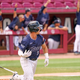 DBU’s Glenn Jackson launches one, and admires it, in the third inning.